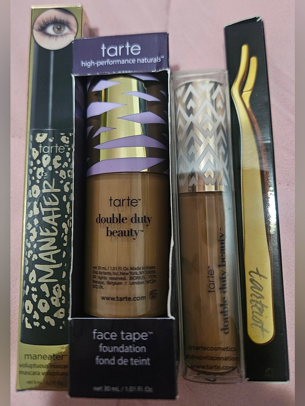 tarte Double Duty Beauty Foundation & Concealer Set Tan